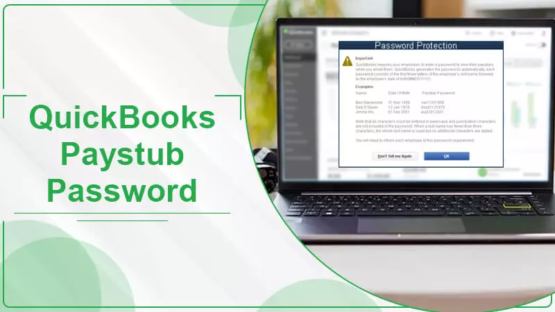 Quickbooks Paystub Password