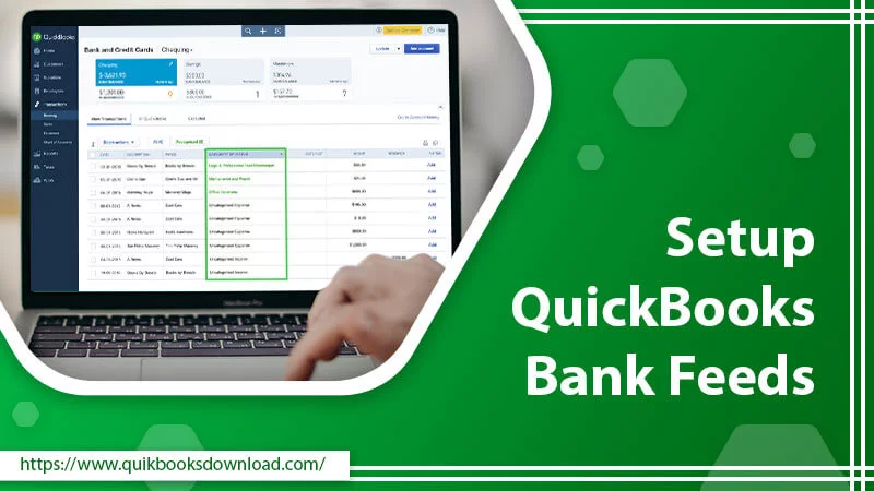 setup quickbooks bank feeds