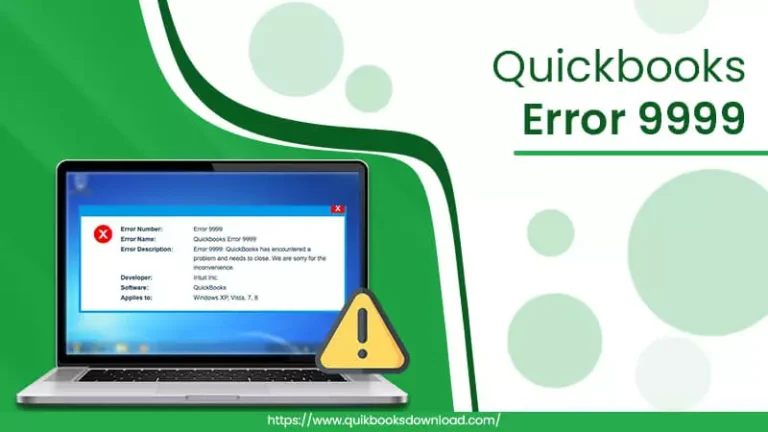 QuickBooks Error 9999