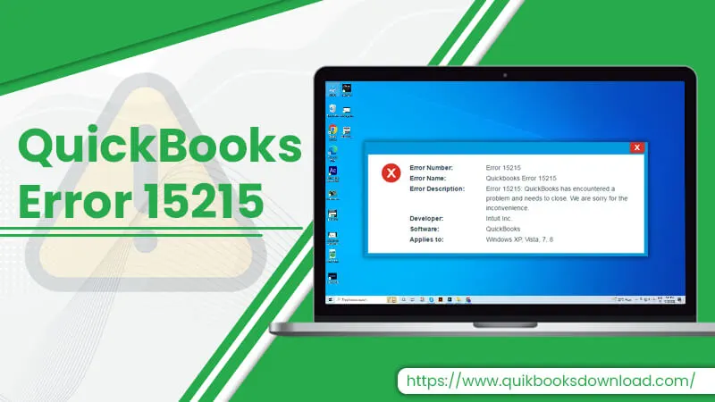 QuickBooks error 15215