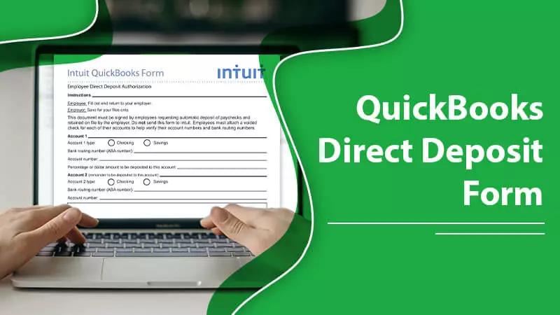 quickbooks direct deposit form